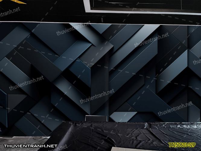 Tranh dán tường 3D trừu tượng- -TT250603-32P - Kết quả tìm kiếm tranh tường